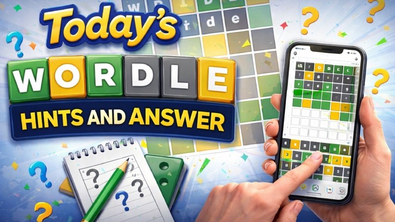 Today's Wordle hints and answer