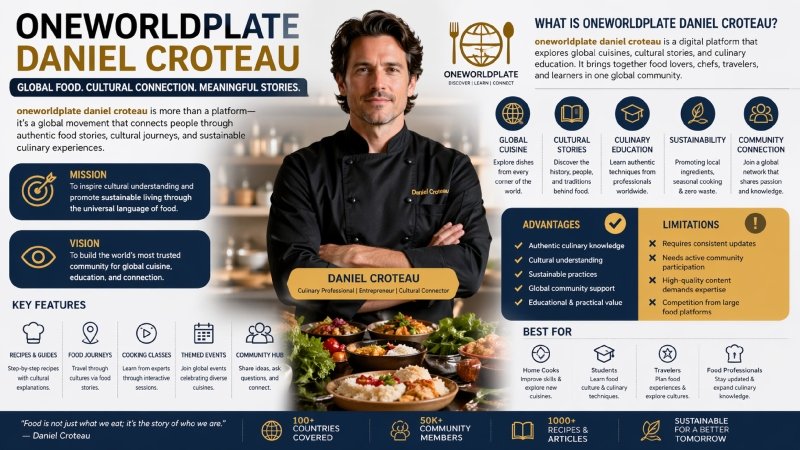 oneworldplate daniel croteau